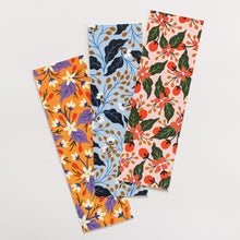 Load image into Gallery viewer, floral bookmarks colourful set of 3 - paper goods made in new zealand